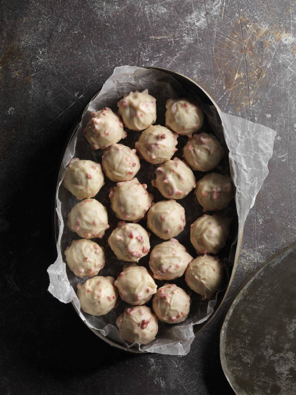 Strawberry and Balsamic chocolates. Photo: Jonathan Greyson